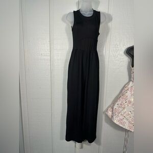 Cider Black Sleeveless Pantsuit No Size See Measurements NWOT